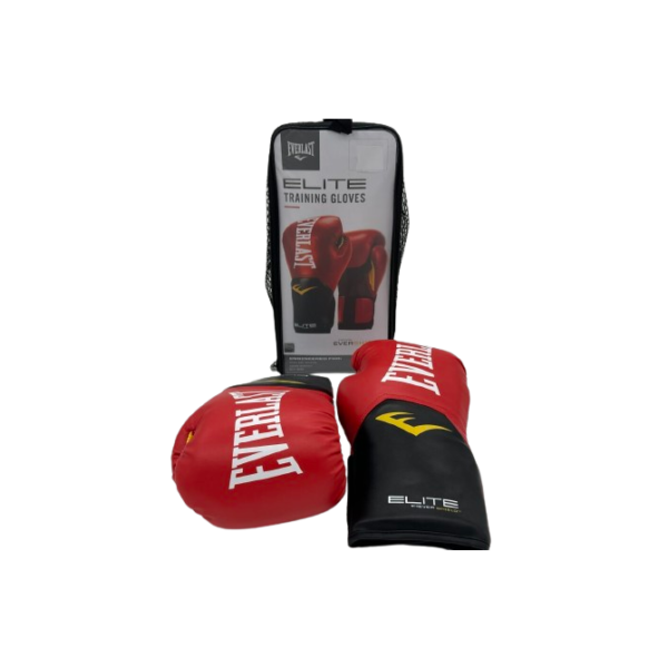 Everlast ELITE Training Gloves - 12 OZ. Red/Black image 0