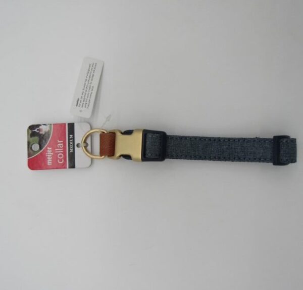 Pet Collar M (12-16") Blue Tab Chambray image 0