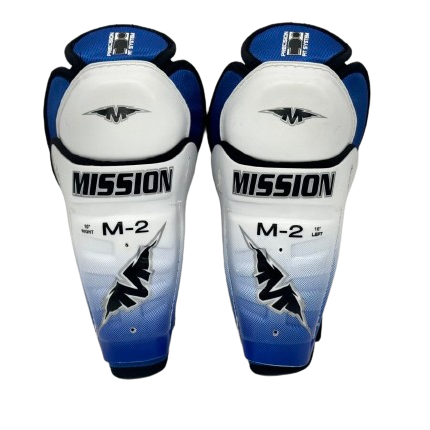 Mission Fuel Shin Guards - 10" Blue image 0