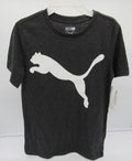 Puma Boys' Speed Pack Logo T-Shirt - Medium - Black Heather image 0