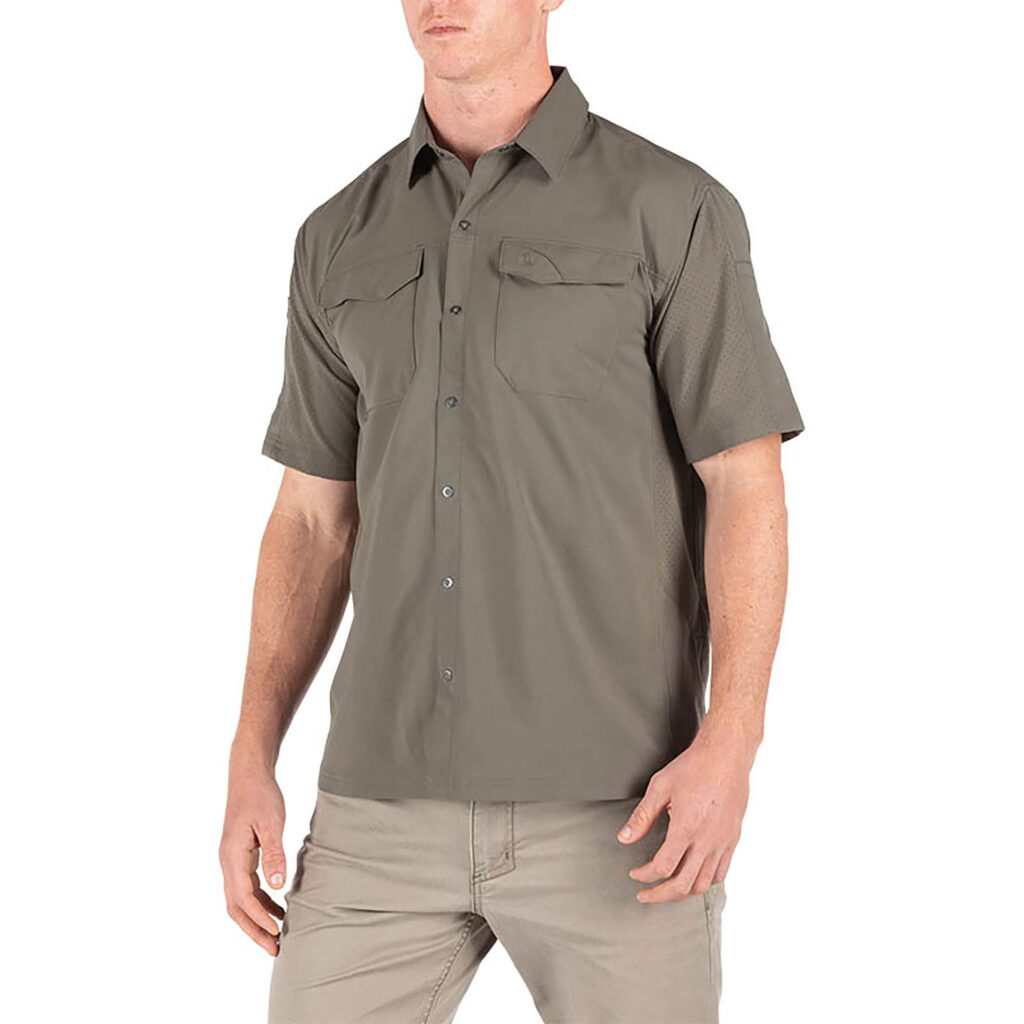5.11 Tactical Men's Freedom Flex Short Sleeve Shirt - Small - Peacoat image 0
