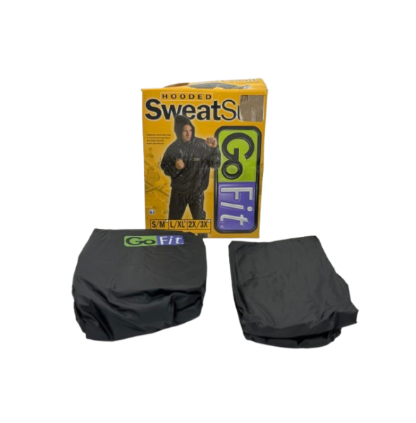 Go Fit Sweat Suit Hooded - L/XL Black image 0
