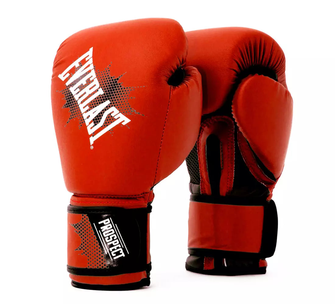 Everlast Youth Prospect Training Gloves Red and Black image 0