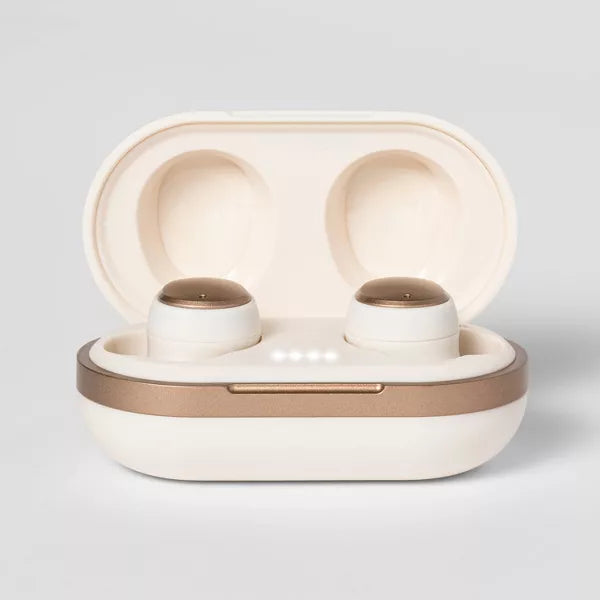 Active Noise Canceling True Wireless Bluetooth Earbuds - heyday Stone White image 1