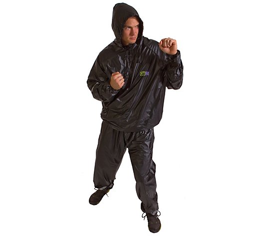 Go Fit Sweat Suit Hooded - L/XL Black image 1