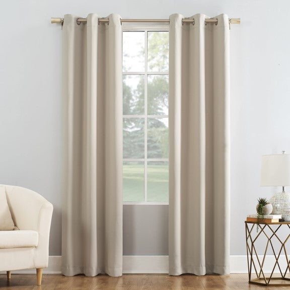 White Cordless Faux Wood Blinds image 0