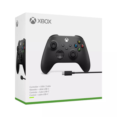 Black Wirless Xbox Controller + USB Connector image 1
